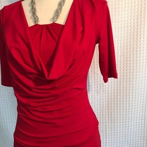 IZ California Red Sequined Straped Halter Top